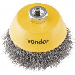 Escova tipo copo 3" ondulada Vonder - 1