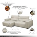 Ver imagem 3 de Sofá Decorativo Barbosa 5 Lugares Sala de Estar 290cm Reclinável e Retrátil Couro Off White G88 - Gr