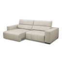 Ver imagem 2 de Sofá Decorativo Barbosa 5 Lugares Sala de Estar 290cm Reclinável e Retrátil Couro Off White G88 - Gr