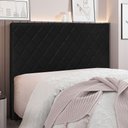 Ver imagem 2 de Cabeceira King 1,95m Córdoba Suede - Pallazio Preto