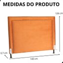 Ver imagem 6 de Cabeceira de Cama Box Estofada 140 Cm Casal Viviane Veludo