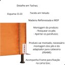 Ver imagem 3 de Cabeceira de Cama Box Estofada 140 Cm Casal Viviane Veludo
