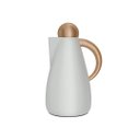 Ver imagem 1 de Garrafa Térmica 950 ml Café Chá Bebidas Quentes e Frias Design Moderno Alca de Madeira