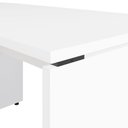 Ver imagem 4 de Mesa L Escritório 190cm X 70cm Pés Painel F5 Office Cor:branco