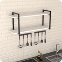 Ver imagem 2 de Prateleira Estilo Industrial Cozinha de Parede GND PB 80cm
