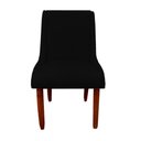 Ver imagem 1 de Cadeira Para Sala de Jantar Lizz Pés Palito Veludo Preto D'Classe Decor