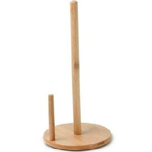 Suporte para Papel Toalha de Bambu