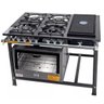 Fogão Industrial 4 Bocas 30x30 com Chapa e Forno Itajobi 30x30 50099013 - 1