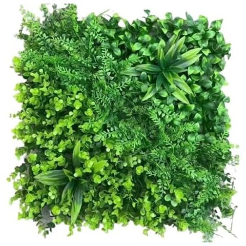 Painel Jardim Vertical Artificial 100x100cm Planta Decoração