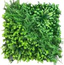 Ver imagem 1 de Painel Jardim Vertical Artificial 100x100cm Planta Decoração