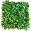 Ver imagem 2 de Painel Jardim Vertical Artificial 100x100cm Planta Decoração