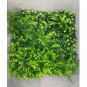 Ver imagem 3 de Painel Jardim Vertical Artificial 100x100cm Planta Decoração