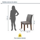Ver imagem 5 de Conjunto Sala de Jantar Mesa Tampo MDF 6 Cadeiras Espanha Yescasa