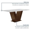 Ver imagem 7 de Conjunto Sala de Jantar Mesa Tampo MDF 6 Cadeiras Espanha Yescasa
