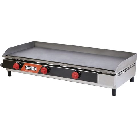 Chapa para Lanches a Gás Profissional FG10 Croydon Chapa para Lanches a Gás 100x40