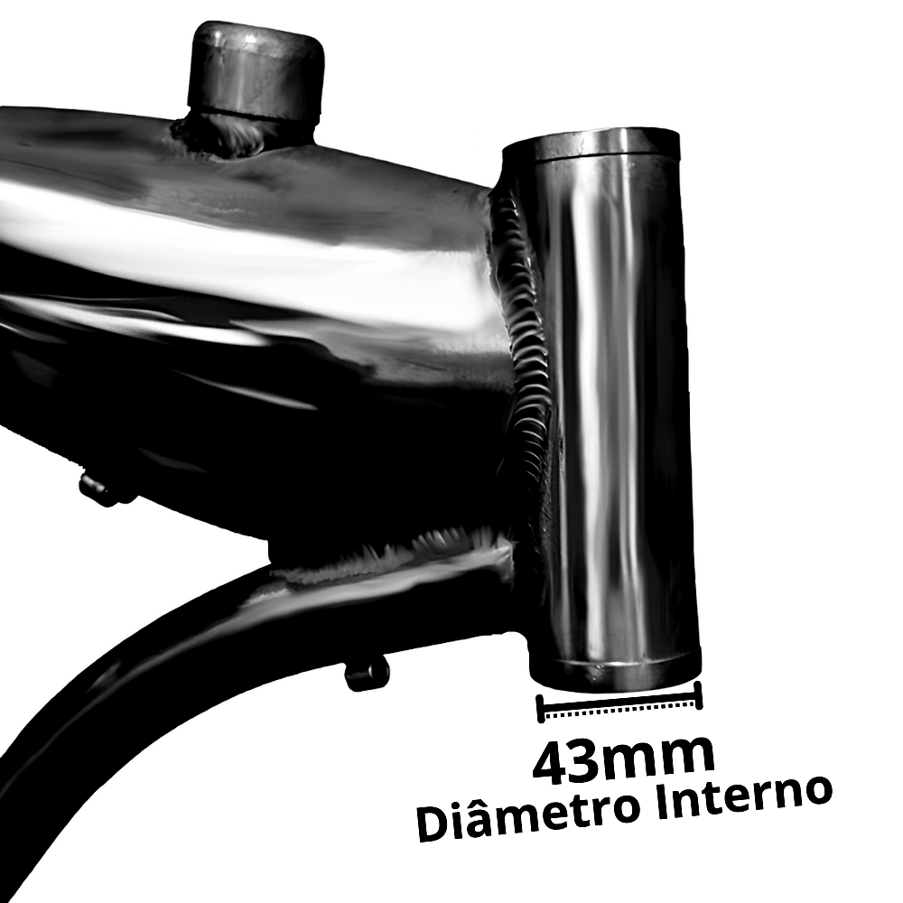 Super Quadro Tanque Preto Chassi Alumínio 2,5 L | 2 Tempos para Bicicleta Motorizada - Dsr - 2