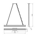 Ver imagem 5 de Luminária Pendente Led Berlím 36w 4000lm Bivolt, Madeira Maciça