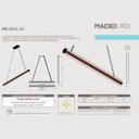Ver imagem 4 de Luminária Pendente Led Berlím 36w 4000lm Bivolt, Madeira Maciça