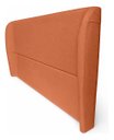 Ver imagem 4 de Cabeceira Liz Luxo Moderna Boucle para Cama Box King 1.95 Terracota