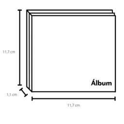 Album Sanfonado Preto para Presente 10X10 12F- Ical 164 - 3