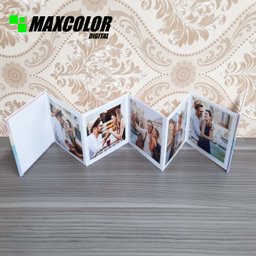 Album Sanfonado Preto para Presente 10X10 12F- Ical 164 - 2