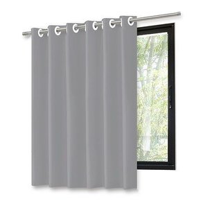 Cortina Black Out com Ilhos 1,40x1,40:cinza