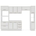 Ver imagem 4 de Cozinha Compacta 250098 5 Peças Amara Branco Politorno Móveis