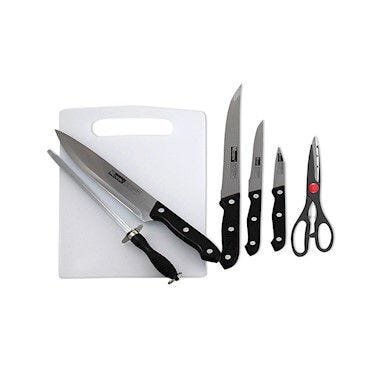 Faca cabo preto kit com 7 PCS - WESTERN - 1