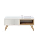 Ver imagem 3 de Conjunto Home para Tv e Mesa de Centro Diana Freijo Off-white