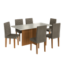 Ver imagem 3 de Conjunto Sala de Jantar Fidelitá Itália 170cm com 6 Cadeiras