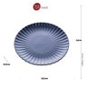 Prato Raso Nórdica de Porcelana Azul Escuro Matt 26cm Wolff - 5