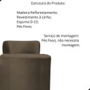 Ver imagem 2 de Puff Banquetas Athena Decorativa Linho