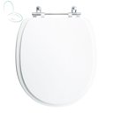 Ver imagem 1 de Assento Sanitário Tampa de Vaso Branco Resina Poliester Village para Bacia Deca