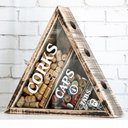 Ver imagem 5 de Quadro Triângulo Porta Rolhas Porta Tampinhas Porta Anel