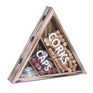 Quadro Triângulo Porta Rolhas Porta Tampinhas Porta Anel