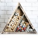 Ver imagem 7 de Quadro Triângulo Porta Rolhas Porta Tampinhas Porta Anel