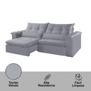 Ver imagem 5 de Sofá Exclusive Retrátil e Reclinável 290cm Braço 25cm Meu Sofá Online