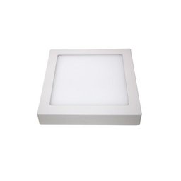 Plafon Painel Led Sobrepor Quadrado 24w 30cm 3000k Luz Quente Decoração - 2