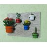 Jardim Vertical em Painel MDF 55X38 para Cachepô e Plantas - 2