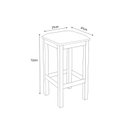 Ver imagem 5 de Kit 2 Banquetas Alta Decorativa Lívia para Balcão Cozinha Base em Madeira Suede Bege
