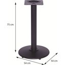 Ver imagem 4 de Base de Mesa de Jantar Central Imperatriz em Aço Carbono