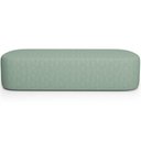 Ver imagem 5 de Kit 02 Puffsdecorativo Orgânico para Living Quarto 160cm Doha W01 Linho Verde Menta - Lyam Decor