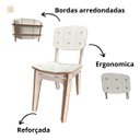 Ver imagem 4 de Cadeira de Alimentação Refeição Portátil Multifuncional Mdf