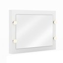 Ver imagem 2 de Penteadeira Espelho Suspensa Branca Pe2006 Tecnomobili