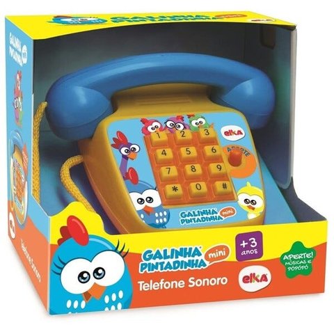 Telefoninho Musical Da Galinha Pintadinha Elka Brinquedos