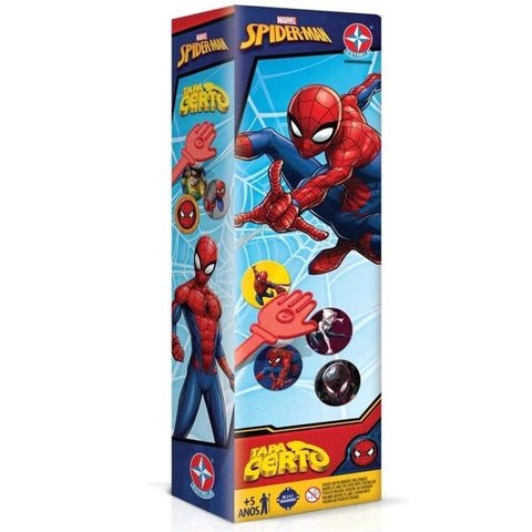 Jogo Tapa Certo Spide Man Original Estrela