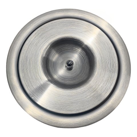 Lixeira de Embutir Inox Escovado - 20 Litros