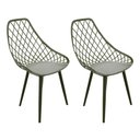 Ver imagem 1 de Kit com 2 Cadeiras Kaila Pp Garden - Cores Verde Militar
