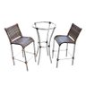 Conjunto Mesa Bistrô 2 Banquetas Jamaica Pedra Ferro - 1