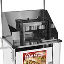 Ver imagem 2 de Carrinho de Hot Dog Cefaz Simples Branco Pneumáticas e Toldo Bs08p/t